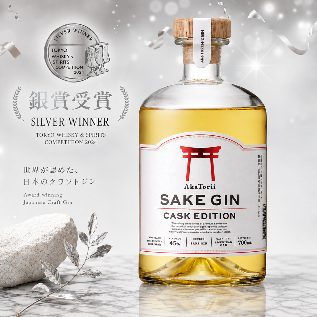 赤鳥居 SAKE GIN CASK EDITION｜大吟醸ベースの樽熟成クラフトジン