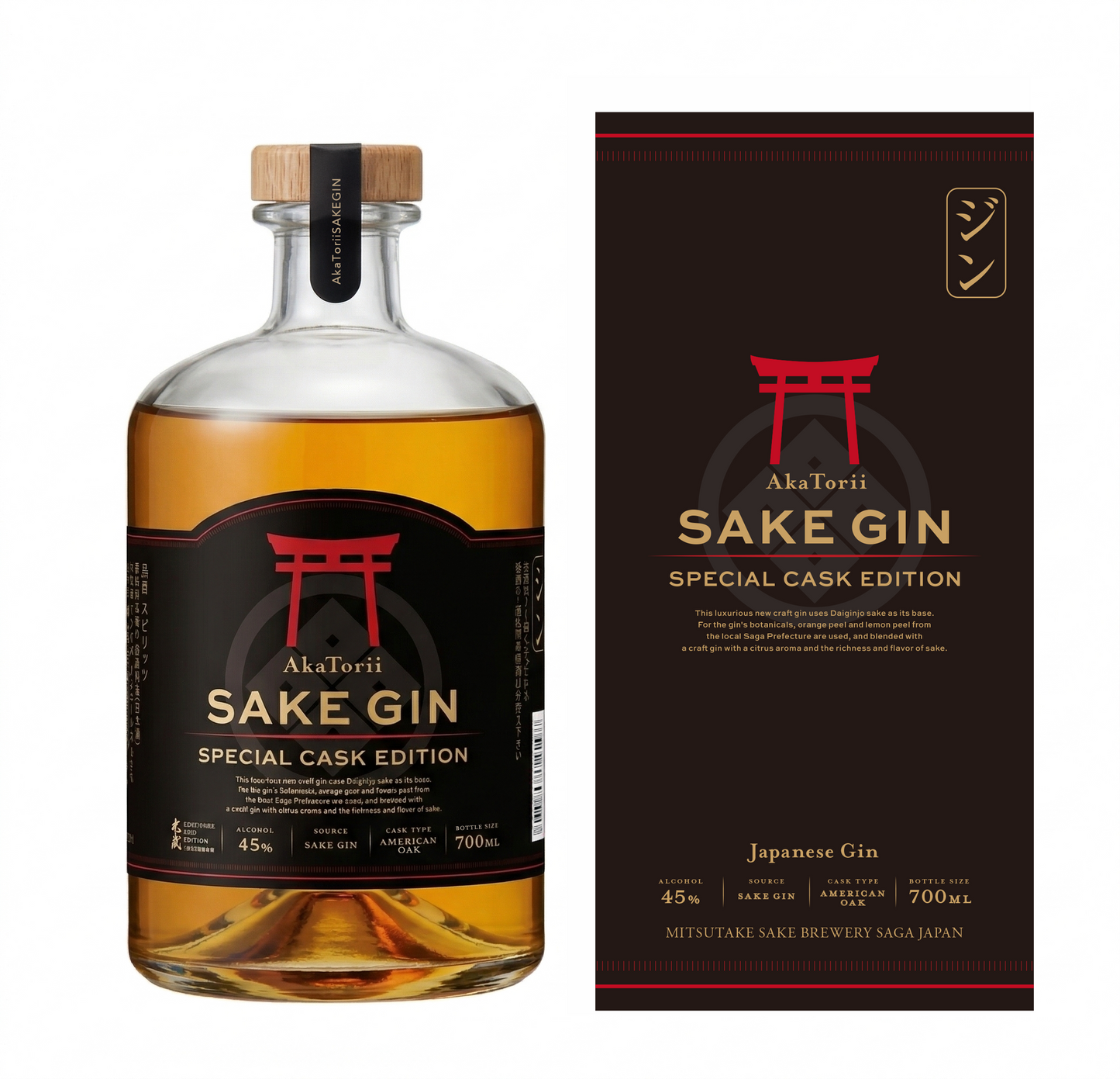 赤鳥居 SAKE GIN <Special Cask Edition> 700ml 【会員様限定 先行予約/2027年10月頃お届け】