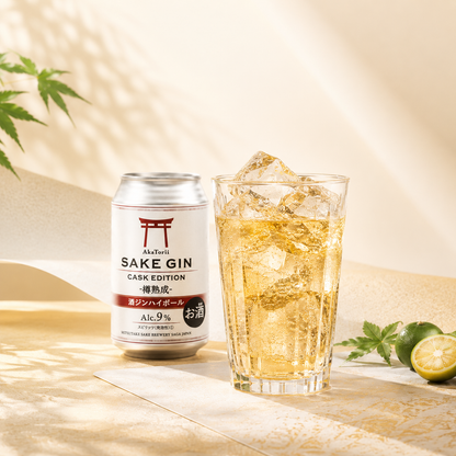 【送料無料】赤鳥居 酒ジン ハイボール缶 350ml（24本入り）