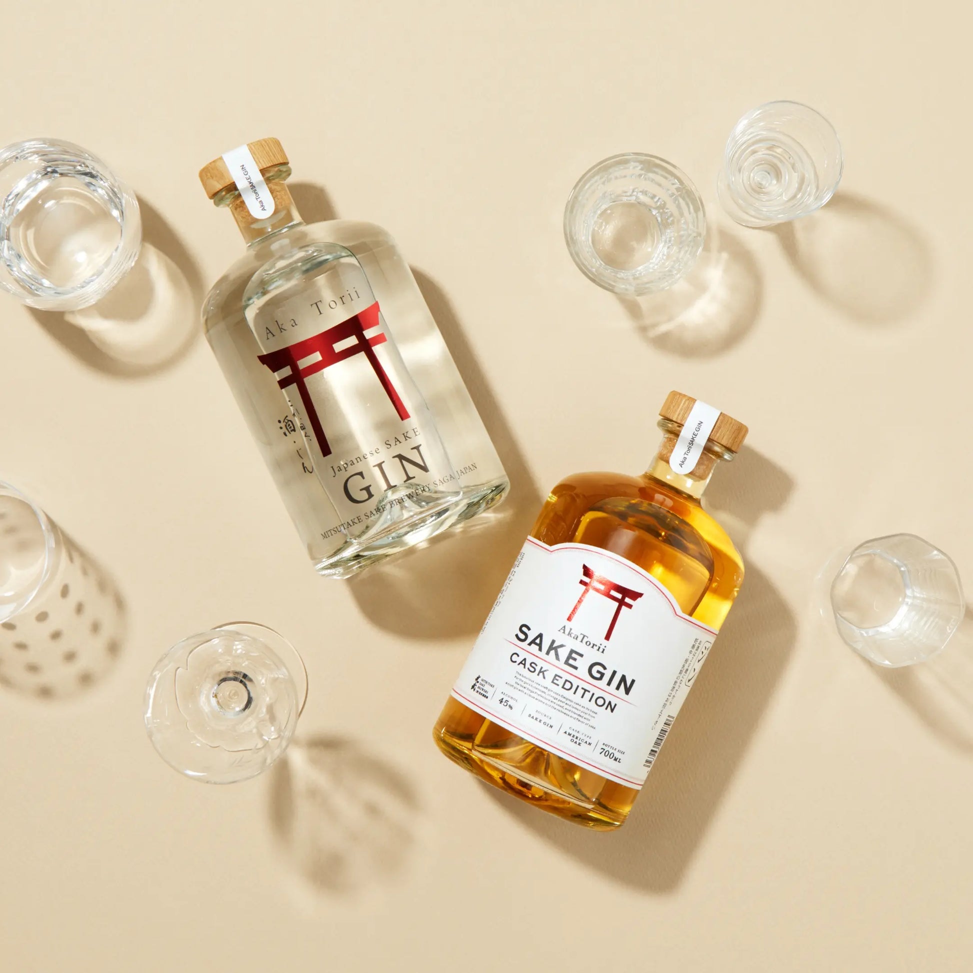 赤鳥居 SAKE GIN 飲み比べセット|樽熟成の奥深い変化を体験|光武酒造 赤鳥居 SAKE GIN 飲み比べセット|樽熟成の奥深い変化を体験|光武酒造