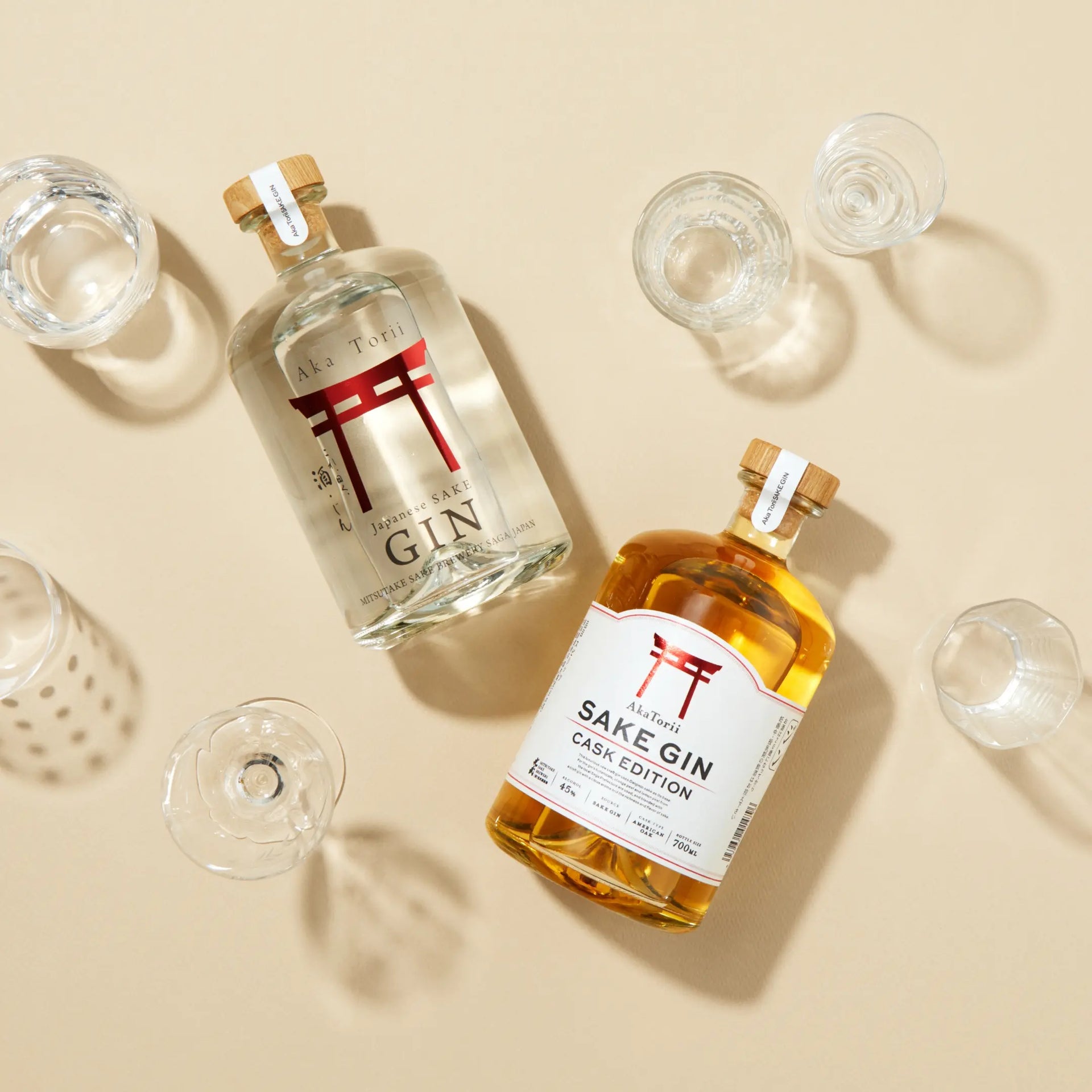 赤鳥居 SAKE GIN 飲み比べセット｜樽熟成の奥深い変化を体験｜光武酒造