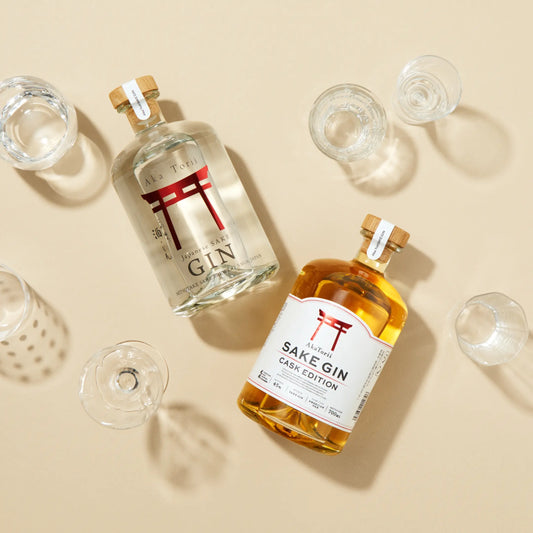 赤鳥居 SAKE GIN 飲み比べ2本セット（700ml）（缶4本付き）